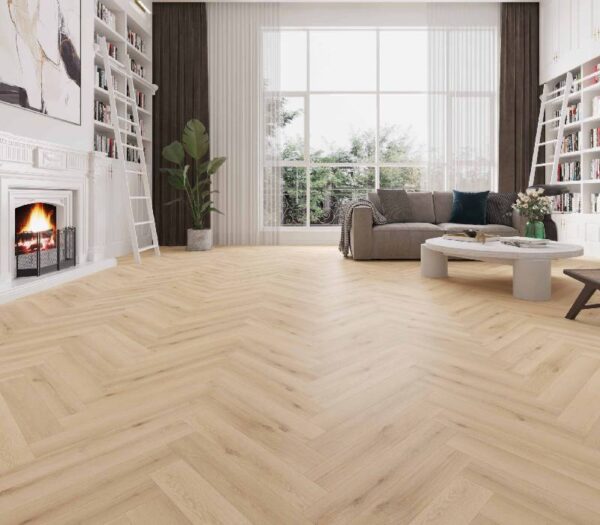 MILANO HERRINGBONE TERRA OAK LAMINATE FLOORING AC5