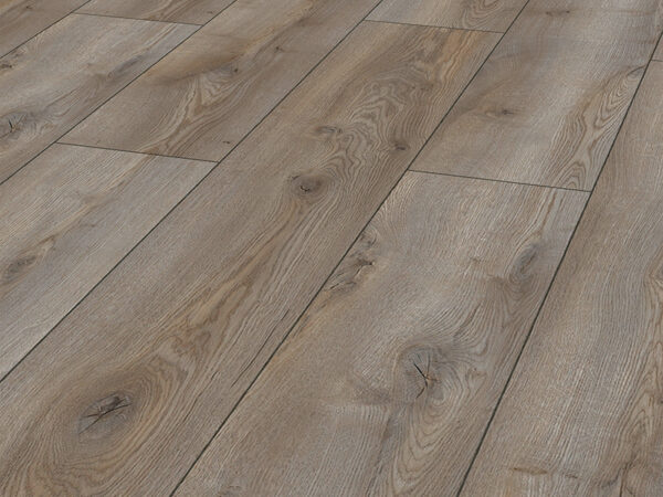 MAMMUT PLUS WIDE LONG PLANK MOUNTAIN OAK TITANIUM 4V LAMINATE FLOORING AC5 - Image 2