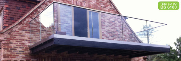 Wedge-Loc Slim Frameless Glass Balustrade Base Fix - Image 5