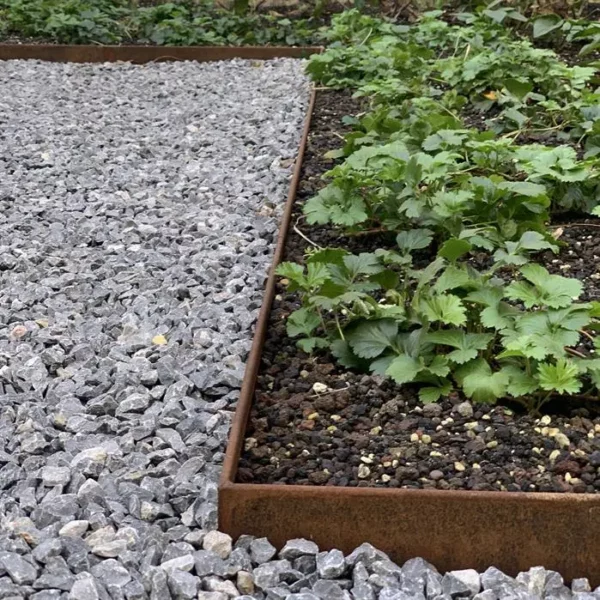 Corten Steel Corner Flattened Outside Top Edge (300 x 300 x 390 x 3mm) - Image 2