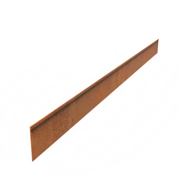Corten Steel Flattened Top Edge (2300 x 2 x 150mm)