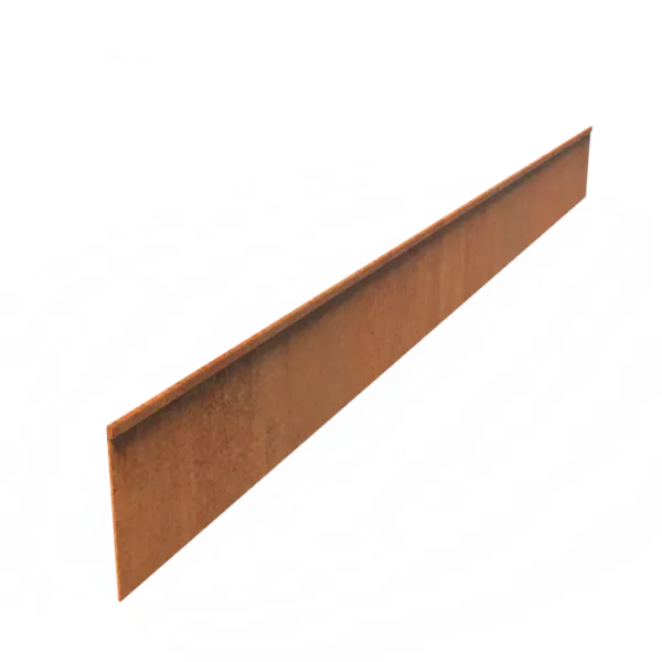 Corten Steel Flattened Top Edge (2300 x 3 x 200mm)