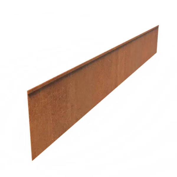 Corten Steel Flattened Top Edge (2300 x 2 x 290mm)