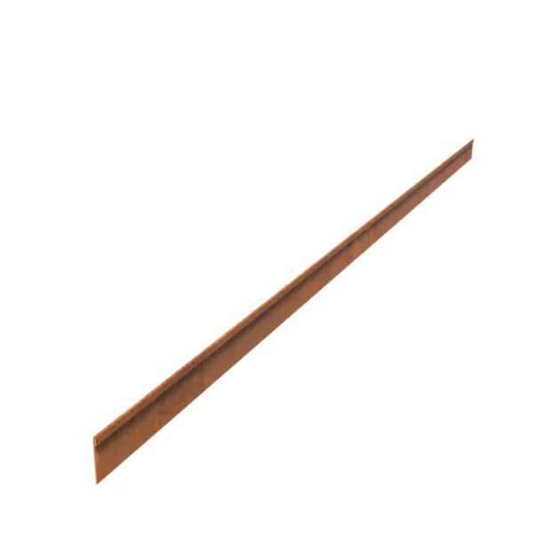 Corten Steel Flattened Top Edge (2300 x 2 x 70mm)