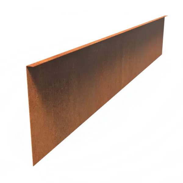 Corten Steel Set Top Edge (2300 x 2 x 390mm)