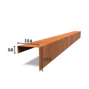 2300mm x 2mm x 150mm x 154mm 50mm