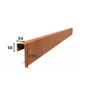 2300mm x 2mm x 150mm x 54mm 50mm