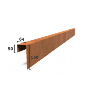 2300mm x 2mm x 150mm x 64mm 50mm