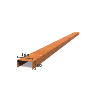 2300mm x 2mm x 50mm x 104mm 50mm