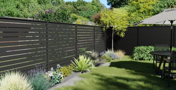 DuraPost Sleek Aluminium Screen Fence Panel
