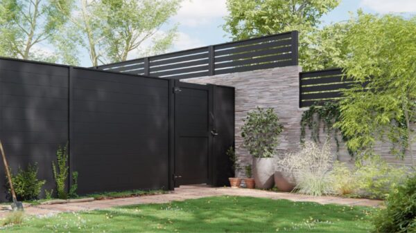 DuraPost Sleek Aluminium Screen Fence Panel - Image 2